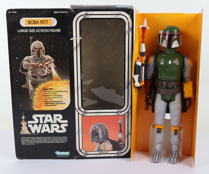 Vintage Star Wars 12 Inch Boba Fett Action Figure Doll Kenner 1979 complete boxed.