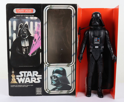 Vintage Star Wars 14 Inch Darth Vader Action Figure Doll Boxed Deny&rsquo;s Fisher.