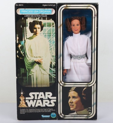 Vintage Star Wars 12 inch Princess Leia Organa Action Figure Doll Boxed Kenner.