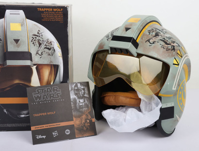Star Wars The Black Series Electronic Helmet Trapper Wolf Boxed Hasbro.