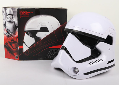 Star Wars The Black Series Electronic Helmet First Order Stormtrooper Boxed Hasbro.