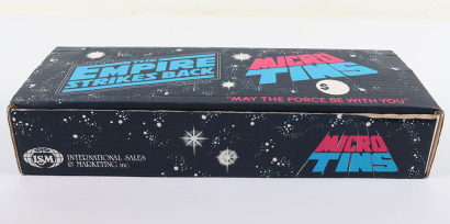 Scarce Vintage Star Wars 1980 Empire Strikes Back Seventy Two micro tins in Shop Display.