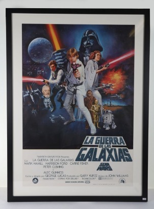 Star Wars A New Hope Spanish One Sheet Style C 1977 Poster.