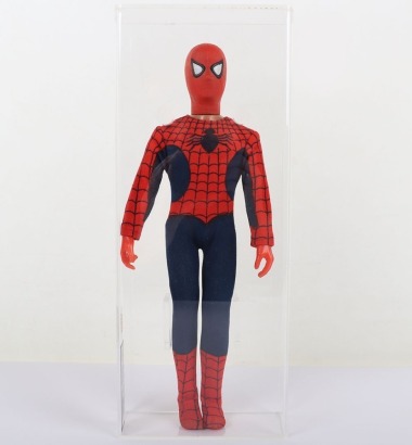 World Greatest Super Heroes The Amazing Spider-Man 12 Inch Action Figure Graded UKG.