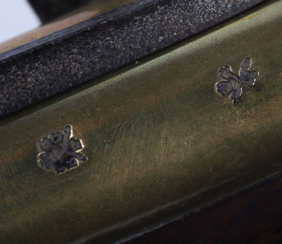 Brass barrel flintlock blunderbuss signed SUTHERLAND, LONDON, c.1820, - 8