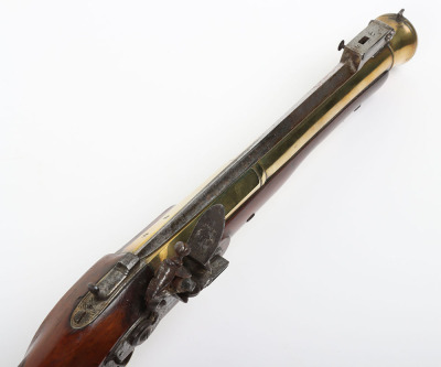 Brass barrel flintlock blunderbuss signed EGG, LONDON, c.1820 - 5