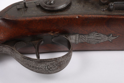 Iron barrel flintlock blunderbuss signed SHALES c.1820 - 4