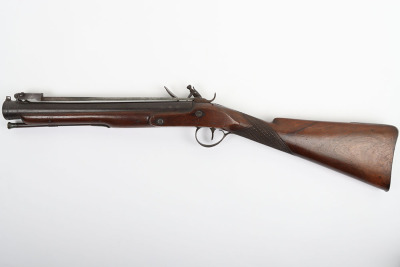 Iron barrel flintlock blunderbuss signed SHALES c.1820 - 6