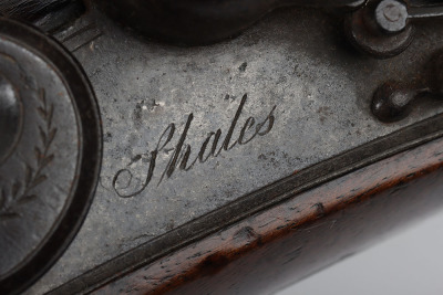 Iron barrel flintlock blunderbuss signed SHALES c.1820 - 9