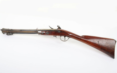 Brass barrel flintlock blunderbuss signed WILSON c.1775 - 2