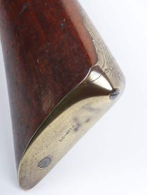 Brass barrel flintlock blunderbuss signed WILSON c.1775 - 7