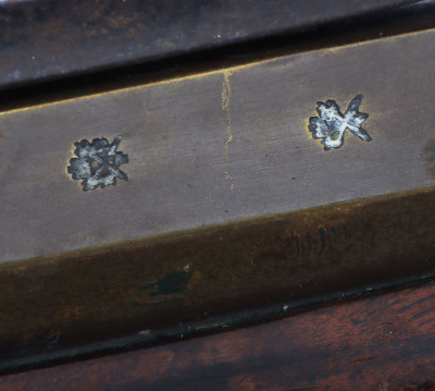 Brass barrel flintlock blunderbuss stamped KETLAND, LONDON - 8