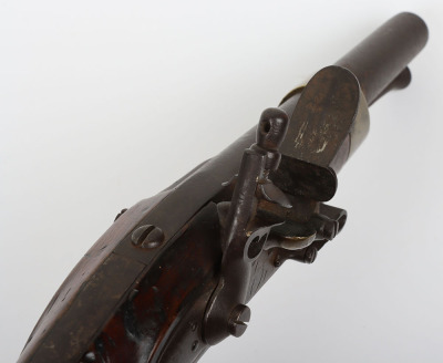 15 bore French military flintlock holster pistol - 3
