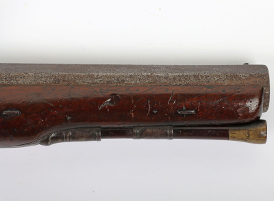 16 bore flintlock holster pistol by WOOD, YORK, c.1800 - 3