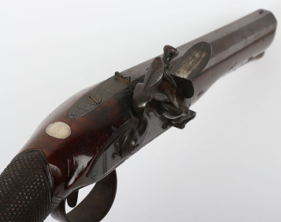 16 bore flintlock holster pistol by WOOD, YORK, c.1800 - 6