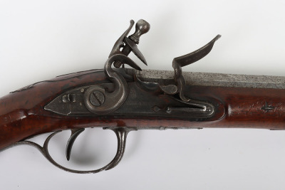 34 bore flintlock holster pistol signed WILLIAMS c.1770 - 6