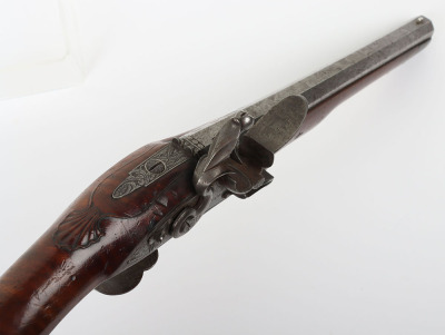 34 bore flintlock holster pistol signed WILLIAMS c.1770 - 10
