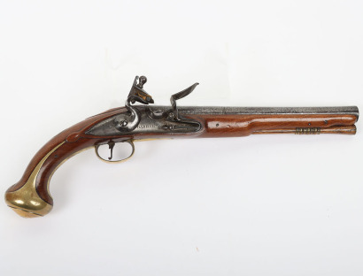 18 bore flintlock holster pistol by BARBAR c.1760