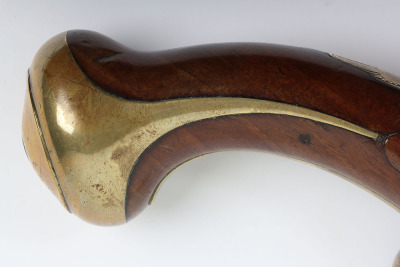 18 bore flintlock holster pistol by BARBAR c.1760 - 5