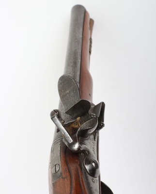 18 bore flintlock holster pistol by BARBAR c.1760 - 6