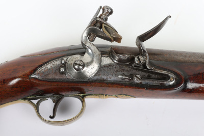 22 bore flintlock holster pistol by WATERS & GILL c.1770 - 3