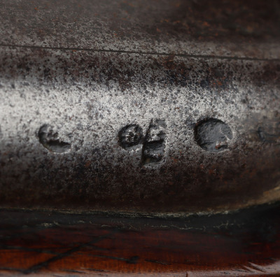 22 bore flintlock holster pistol by WATERS & GILL c.1770 - 8