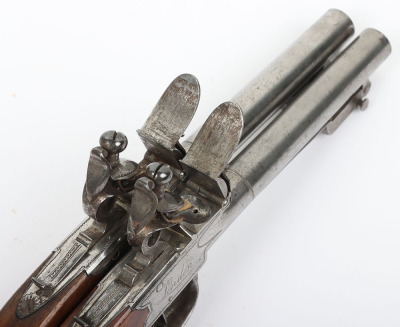 Pair of boxlock flintlock travelling pistols by I & W RICHARDS, LONDON - 3