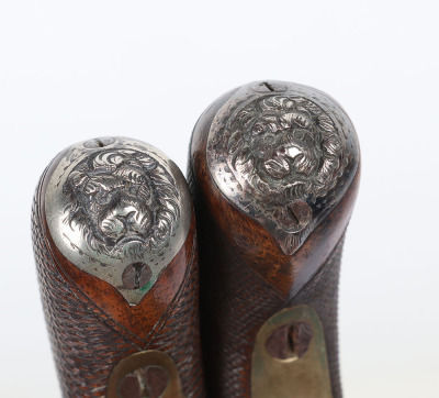 Pair of boxlock percussion pocket pistols retailed by COLGAN of WATERFORD - 5