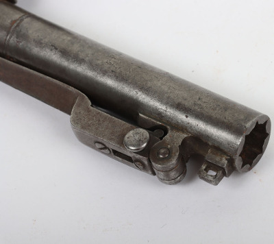 Boxlock flintlock travelling pistol by I & W Richards LONDON c.1790, - 3