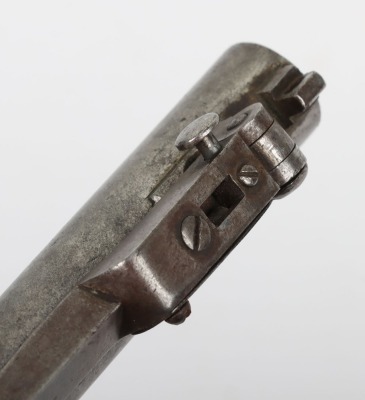 Boxlock flintlock travelling pistol by I & W Richards LONDON c.1790, - 8