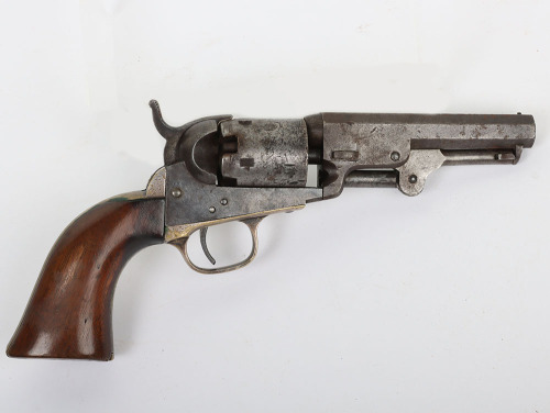 5 shot .31&rdquo; Colt percussion pocket revolver No.150386 (matching)