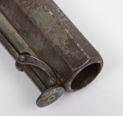 18 bore boxlock sidehammer percussion belt pistol by W DOOLEY, LIVERPOOL - 3