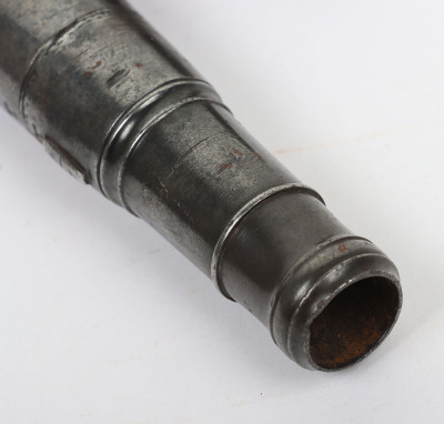 54 bore Queen Anne style boxlock flintlock cannon barrelled pocket pistol by STANTON, LONDON c.1775 - 3