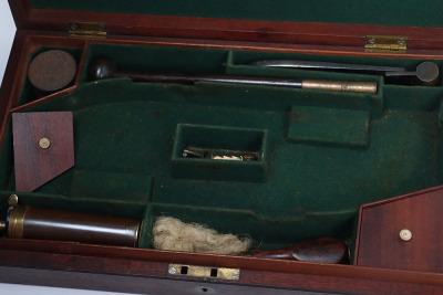 Good pair of 20 bore boxlock side hammer percussion belt pistols by Wilkinson, London, c.1850 - 13