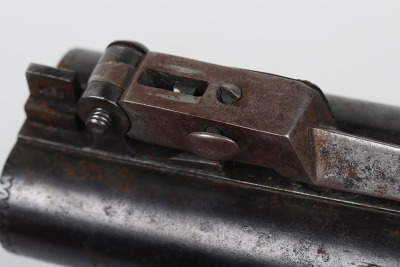 2 shot 34 bore boxlock percussion turnover travelling pistol by COLLINS, LONDON - 11