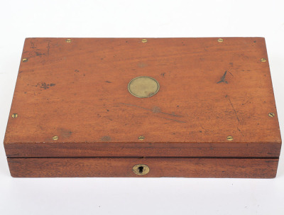 2 shot 34 bore boxlock percussion turnover travelling pistol by COLLINS, LONDON - 12