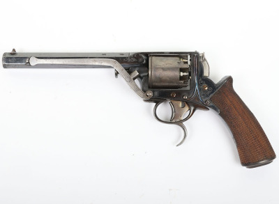 Good 5 shot 54 bore Tranter&rsquo;s patent self cocking percussion revolver No. 2,308 - 4
