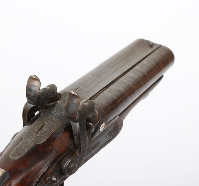 Good 24 bore double barrel percussion holster pistol by Westley Richards No.688 - 6