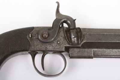 16 bore boxlock sidehammer percussion belt pistol - 8