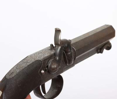 16 bore boxlock sidehammer percussion belt pistol - 10