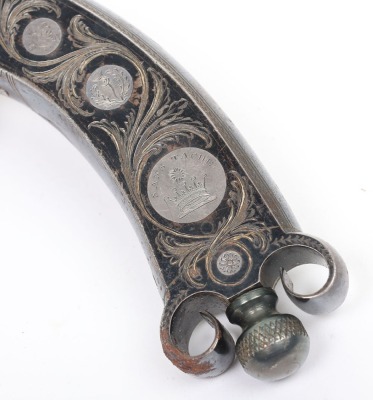 Fine 34 bore Scottish flintlock dress belt pistol by Ross of Edinburgh mid-19th century - 6