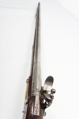 Good 10 bore India Pattern Brown Bess flintlock musket - 12