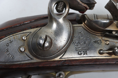 Good 10 bore India Pattern Brown Bess flintlock musket - 13