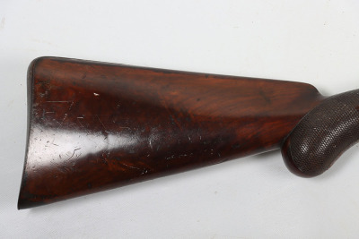 10 bore percussion wildfowl gun by KEEP & HINKLEY, BIRMINGHAM converted to a live pigeon gun - 4