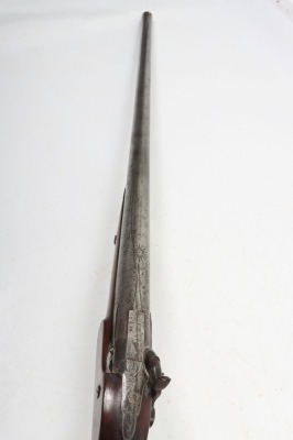 10 bore percussion wildfowl gun by KEEP & HINKLEY, BIRMINGHAM converted to a live pigeon gun - 6