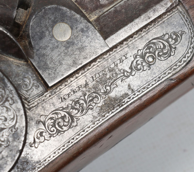 10 bore percussion wildfowl gun by KEEP & HINKLEY, BIRMINGHAM converted to a live pigeon gun - 9
