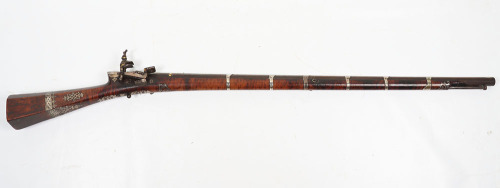 18 bore Turkish miquelet flintlock gun, 18th/19th century