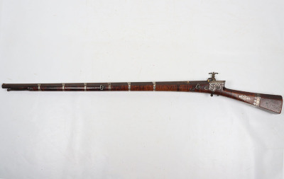 18 bore Turkish miquelet flintlock gun, 18th/19th century - 5