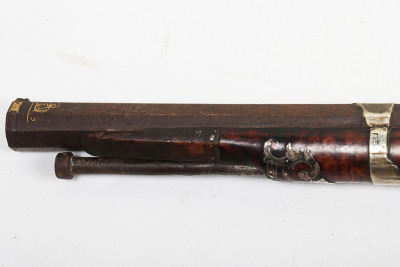 18 bore Turkish miquelet flintlock gun, 18th/19th century - 6