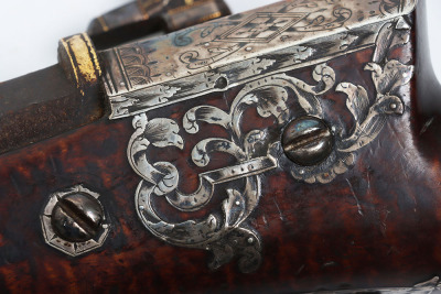 18 bore Turkish miquelet flintlock gun, 18th/19th century - 12